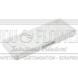 palette en porcelaine rectangulaire pour l'aquarelle