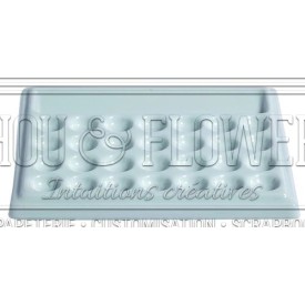 palette rectangulaire 28 trous pour l'aquarelle