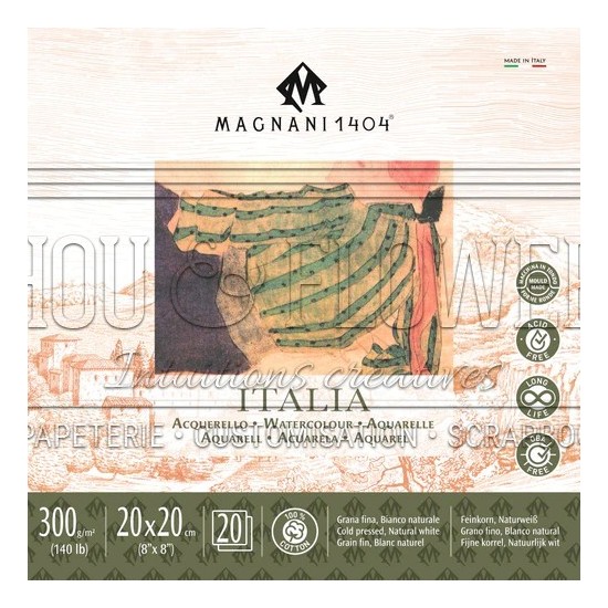 bloc aquarelle Italia de Magnani 1404
