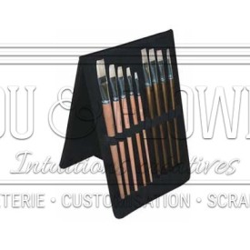 trousse chevalet pour pinceau