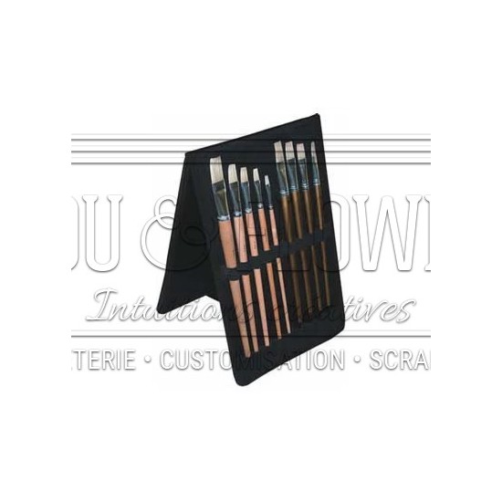 trousse chevalet pour pinceau