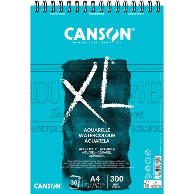 bloc spirale canso XL aquarelle format A4