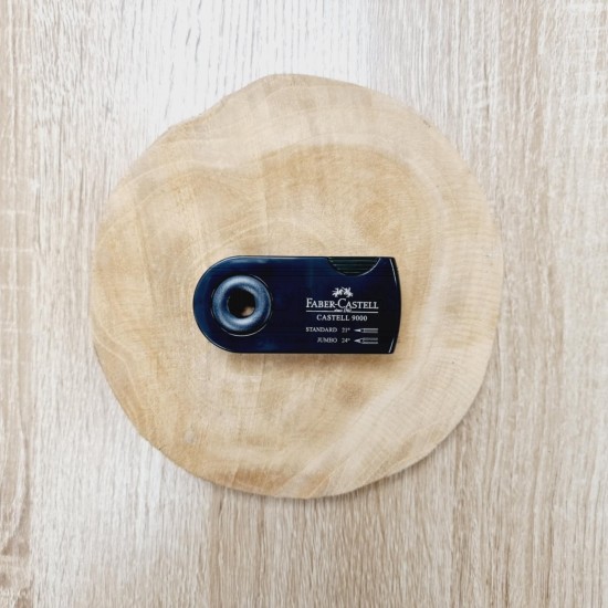 taille crayon faber-castell 2 trous pour crayon standard et jumbo