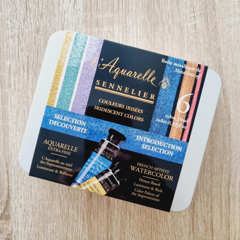 boite de 12 tubes aquarelle extra-fine sennelier