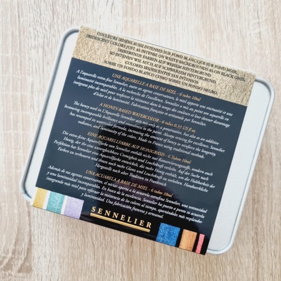 boite de 12 tubes aquarelle extra-fine sennelier