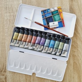 boite de 12 tubes aquarelle extra-fine sennelier