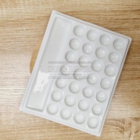 palette rectangulaire 28 trous pour l'aquarelle