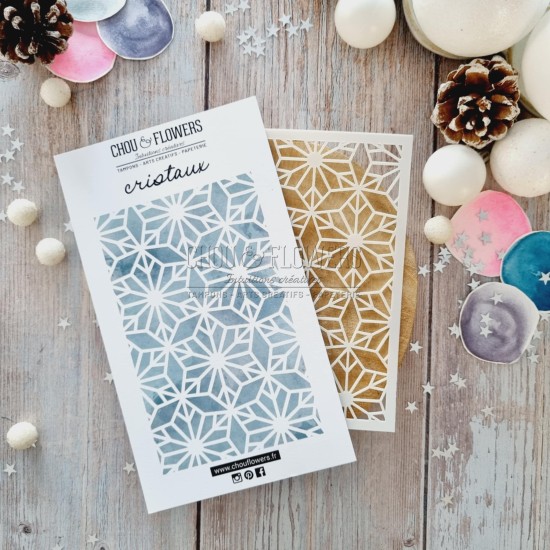 Pochoir de la collection Altitude de Chou & Flowers