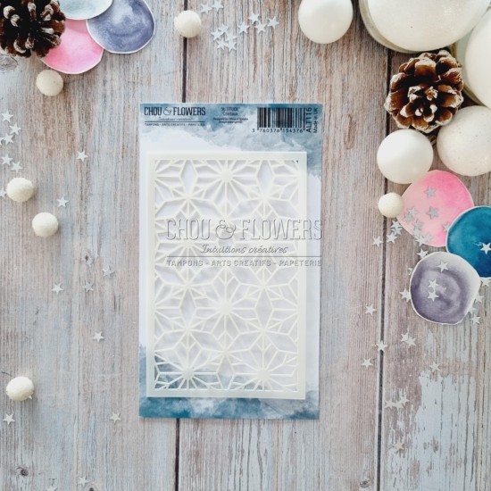 Pochoir de la collection Altitude de Chou & Flowers