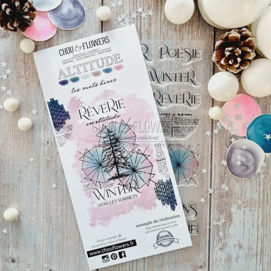 tampon de la collection Altitude de Chou & Flowers
