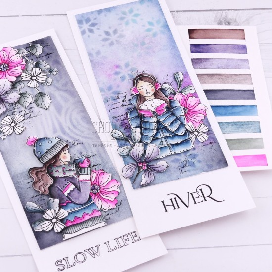 Pochoir de la collection Altitude de Chou & Flowers