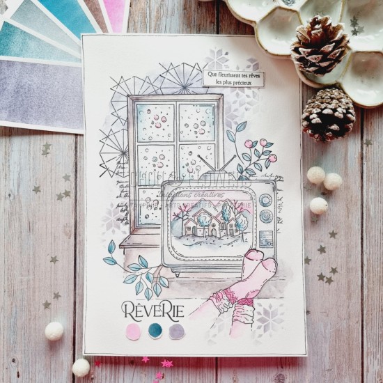 Pochoir de la collection Altitude de Chou & Flowers