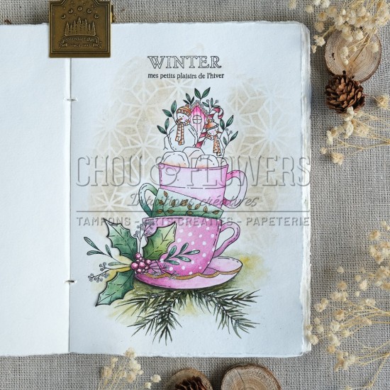 Pochoir de la collection Altitude de Chou & Flowers