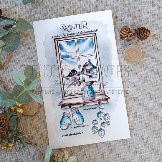 tampon de la collection Altitude de Chou & Flowers