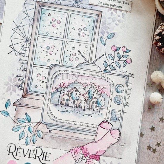 tampon de la collection Altitude de Chou & Flowers