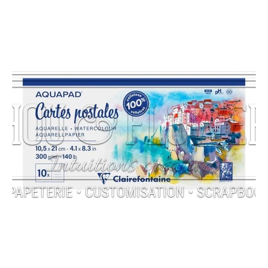 carnet aquapad 7.5X14.8 cm 100% cellulose