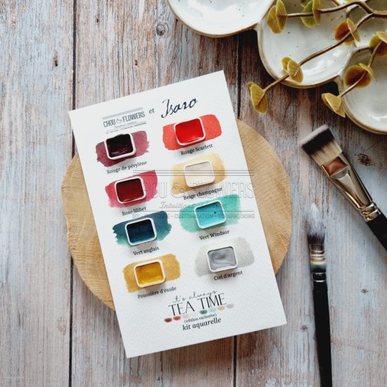 kit aquarelle pour la collection it's always tea time