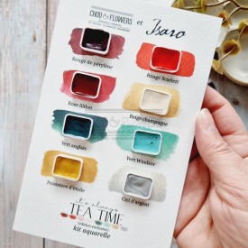 kit aquarelle pour la collection it's always tea time