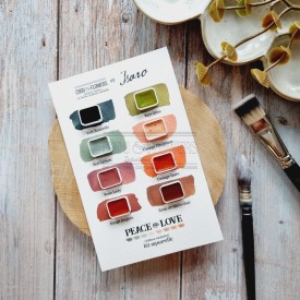 KIT AQUARELLE PEACE AND LOVE