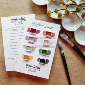 kit d'aquarelle isaro soleil levant