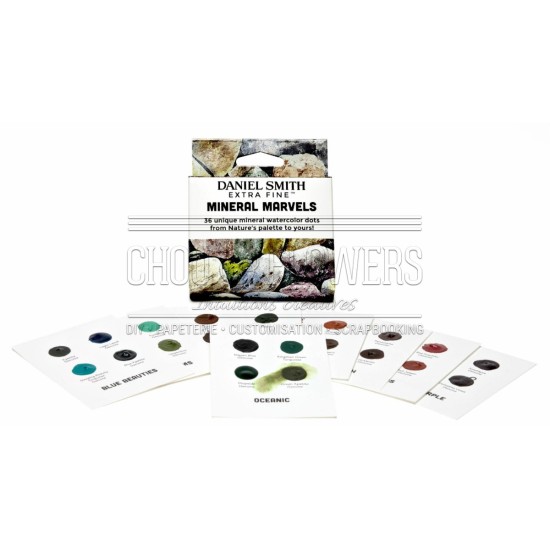 dot card Mineral marvels Aquarelle extra-fines Daniel Smith