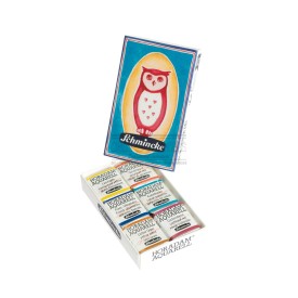 boite d'allumettes avec 6 demi-godets d'aquarelle Horadam