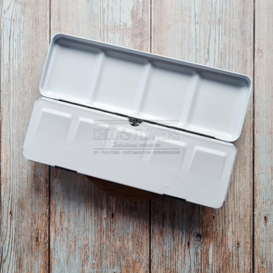 boîte pour ranger vos godets d'aquarelles