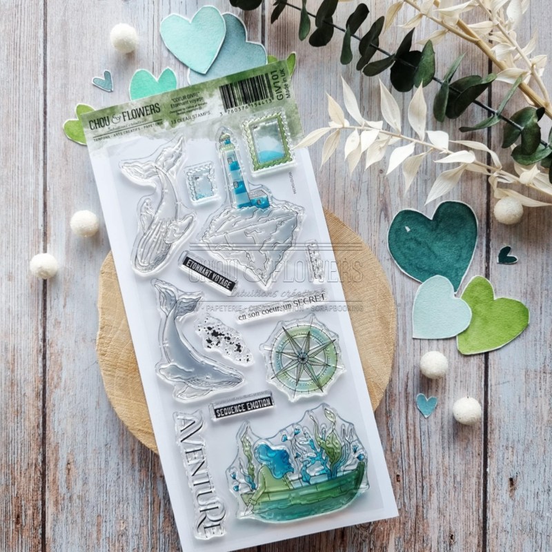 clear Etonnant voyage de la capsule coeur givré