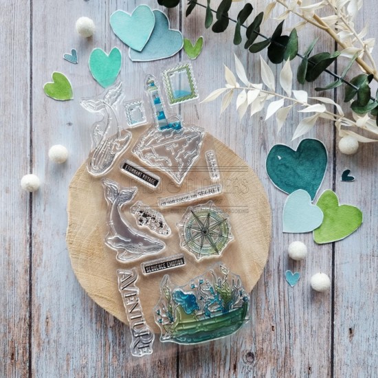 clear Etonnant voyage de la capsule coeur givré