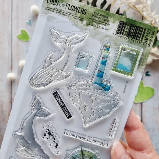 clear Etonnant voyage de la capsule coeur givré