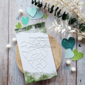 masque coeur glacé de la capsule coeur givré