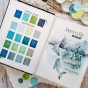 kit aquarelle Coeur givré