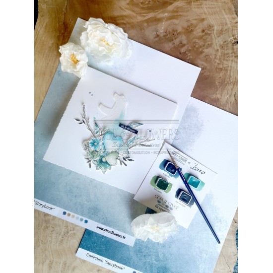 clear Goutte givrée de la capsule coeur givré