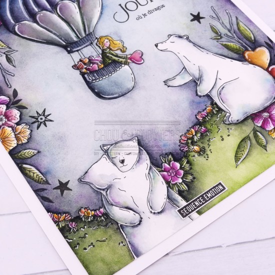 clear Goutte givrée de la capsule coeur givré