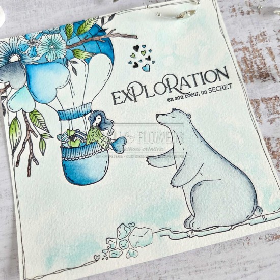 clear Goutte givrée de la capsule coeur givré