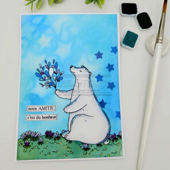 clear Goutte givrée de la capsule coeur givré