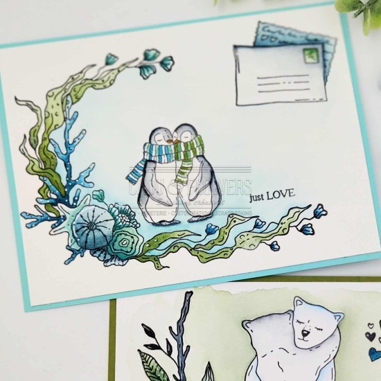 clear Just love de la capsule coeur givré