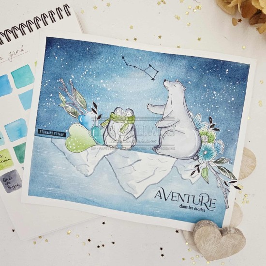 clear Just love de la capsule coeur givré