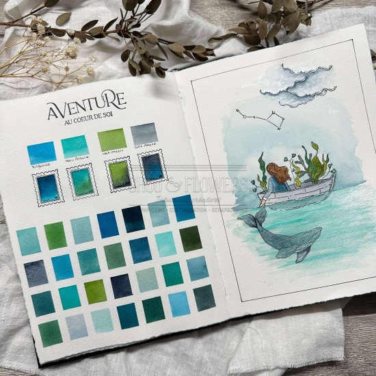 clear Etonnant voyage de la capsule coeur givré