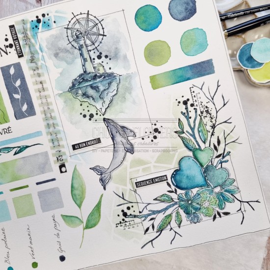 clear Etonnant voyage de la capsule coeur givré