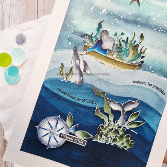 clear Etonnant voyage de la capsule coeur givré