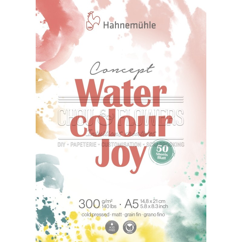 Bloc aquarelle Water colour joy
