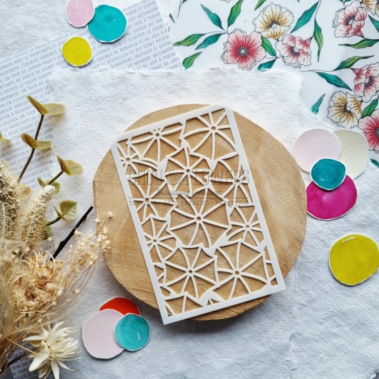 Pochoir Parapluie Chou & Flowers