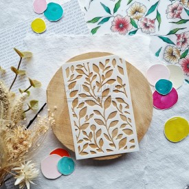 Pochoir feuillage Chou & Flowers