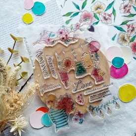 tampon clear Romance de Chou & Flowers