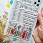 tampon clear les mots printemps de Chou & Flowers