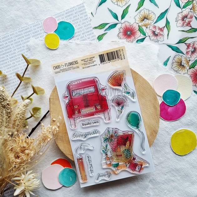 tampon clear pique-nique de Chou & Flowers