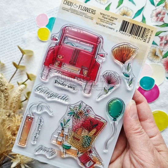 tampon clear pique-nique de Chou & Flowers