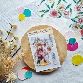 tampon clear Fille guinguette de Chou & Flowers