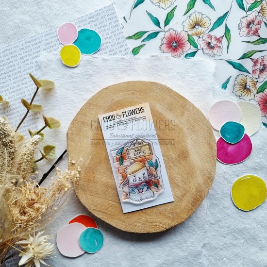 tampon clear doudou à paris de Chou & Flowers